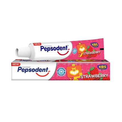 Pepsodent Kids Toothpaste Strawberry Flavour 2 To 6 Years